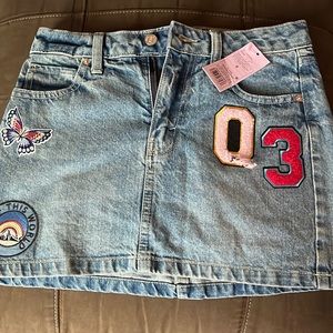 Wild Fable denim mini skirt